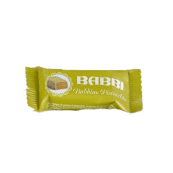 Wafer Pistacchio - Babbini - Babbi - Ricoperti di Cioccolato Bianco...