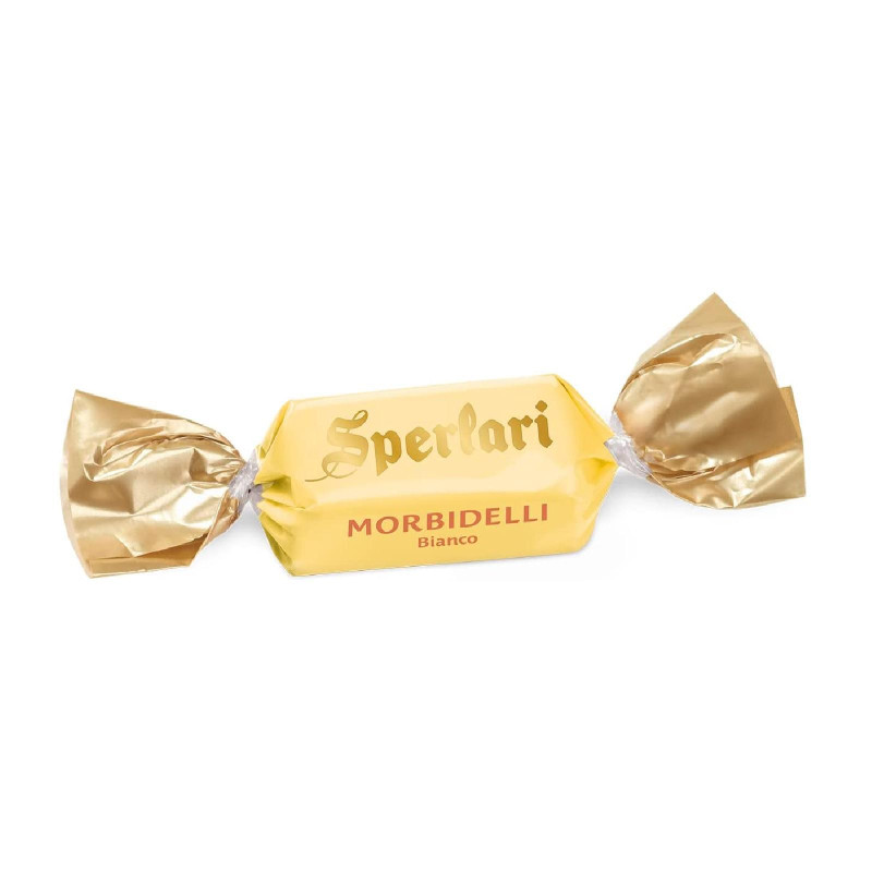 Torroncini Sperlari - Torroncini - Ricoperti al Cioccolato Bianco - 100 g