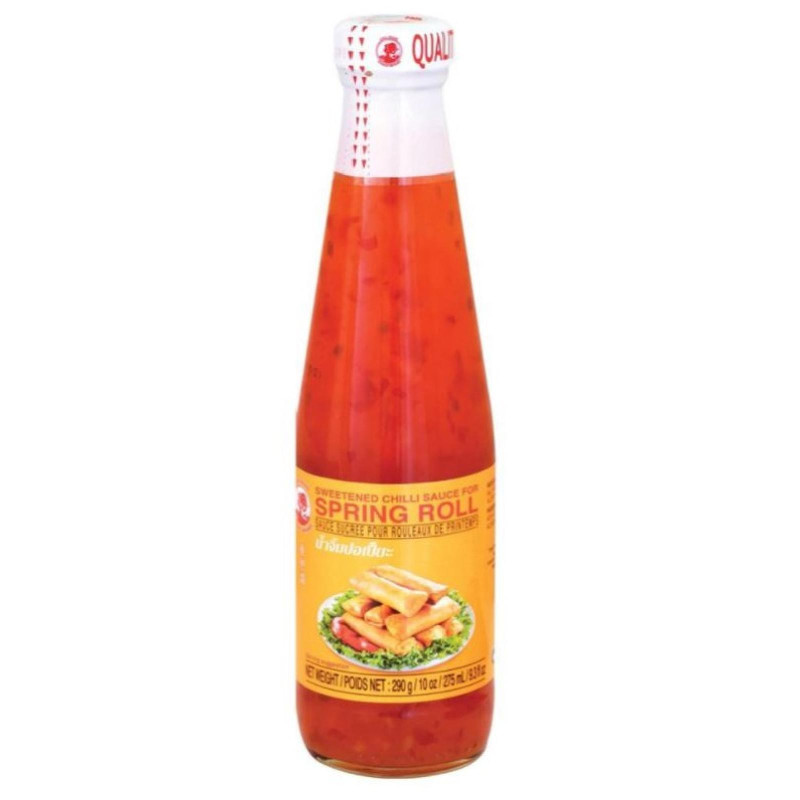 Salsa Sweet Chili Per Involtini Primavera - Cock Brand - Sauce Spring Roll  - Bottiglia 290 g