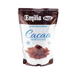 Cacao in Polvere Zuccherato - Emilia - Zaini - Busta da 1000 g - 1 Kg