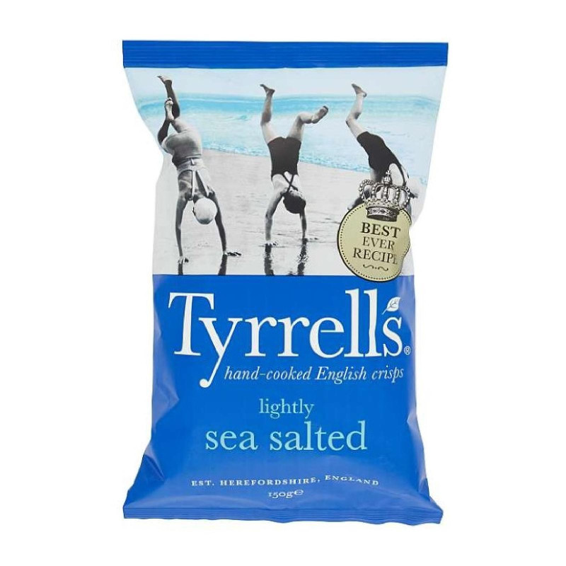 Patatine Tyrrells - Lightly Sea Salted - Busta da 150 gr