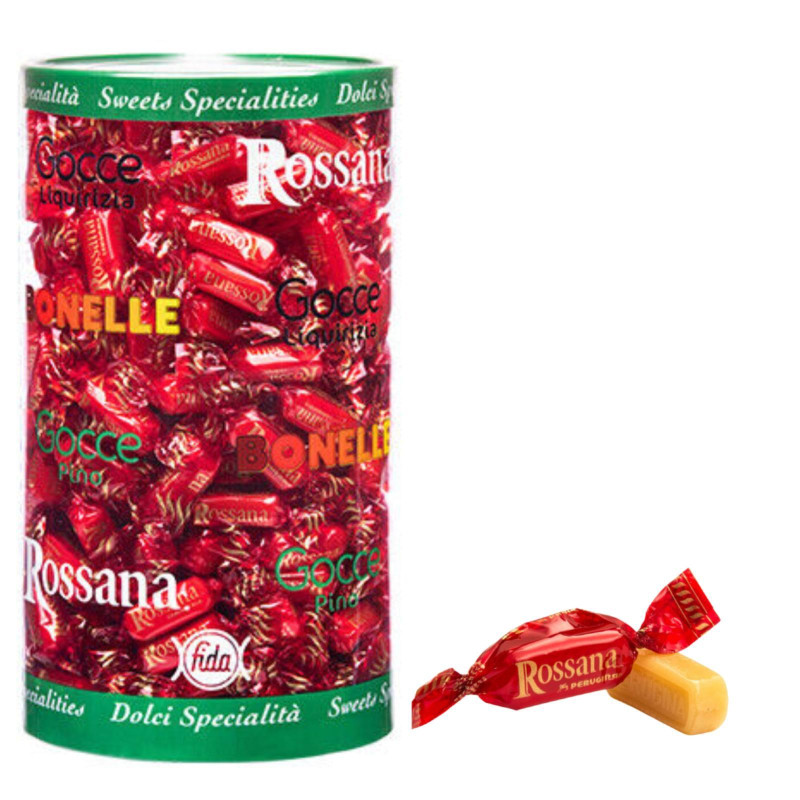 Caramelle Rossana - Caramelle al Latte - Cilindro da 1,6 kg