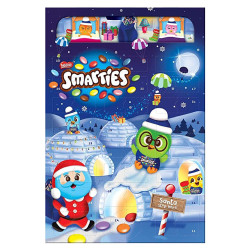 Calendario Avvento - Smarties - Soggetti Natalizi - Natale - 193,9 g