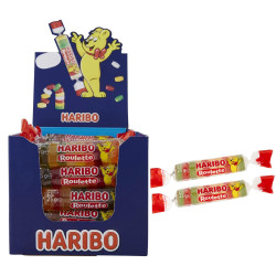 Caramelle Gommose - Haribo - Roulette - Gusto Frutta - 50 x 25 g