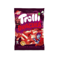 Caramelle Gommose - Trolli - Dentiere Dracula - Busta da 200 g 