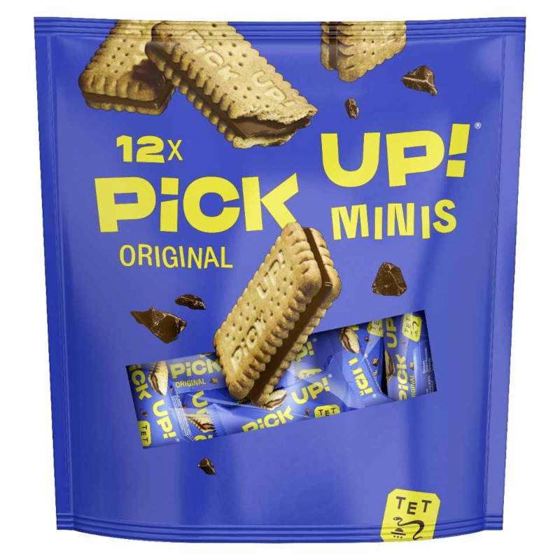 Biscotti Bahlsen - Pick Up - Minis - Original - 12 Pezzi - Busta da 127 g