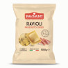 Ravioli - Pagani - Pasta all'Uovo - Ripiena di Prosciutto Crudo - Pacco da 1 Kg