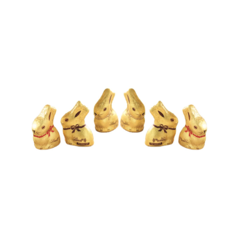 Coniglietti Lindt - Lindor - Gold Bunny Assortiti - Bianco, Latte e Fondente - 1 Kg