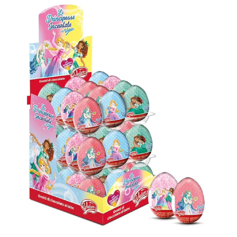 Ovetti Cioccolato Walcor - Espositore - Principesse - 36 Pezzi da 20 g