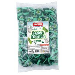 Caramelle Ripiene - Incap - Gusto Latte e Menta - 1 Kg