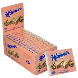 Wafer Manner - Wafer Con Crema alla Nocciola - Neapolitaner - 12 x...