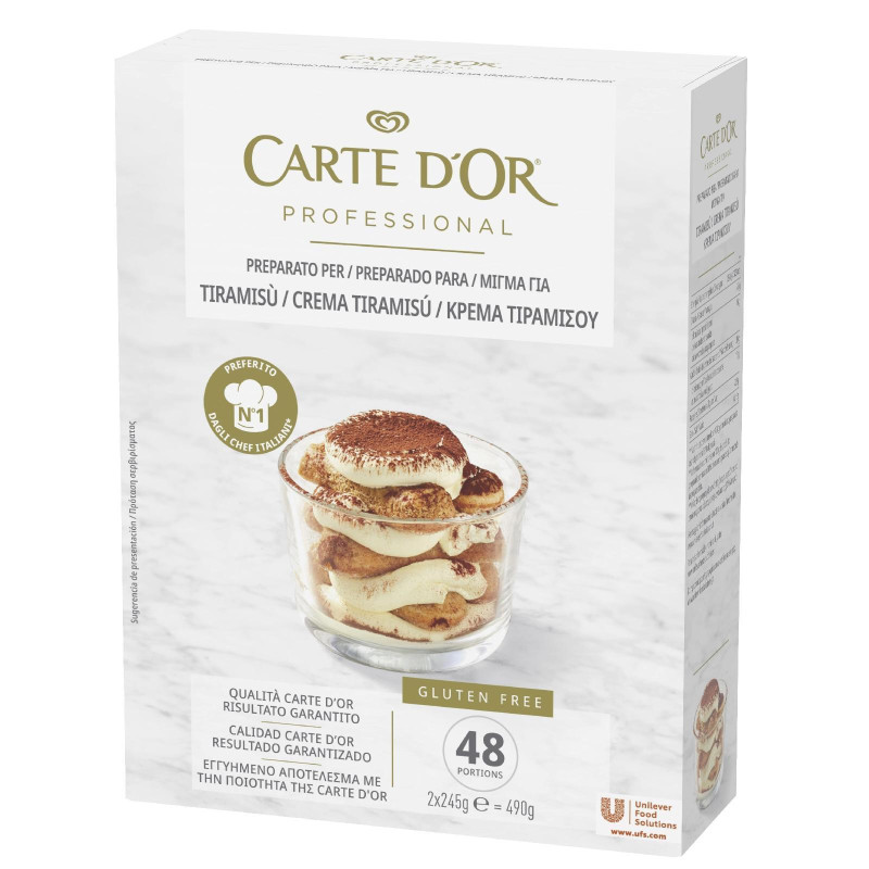 Preparato per Tiramisù - Carte D'or - 490 g (48 Porzioni)