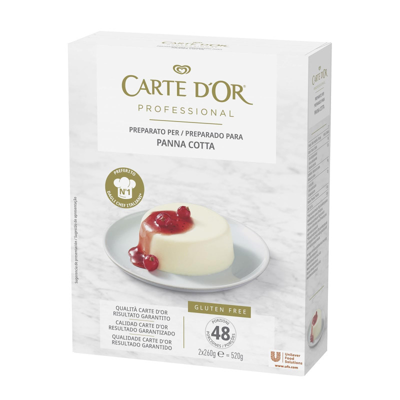 Preparato per Panna Cotta - Carte D'or - 520 g (48 Porzioni)