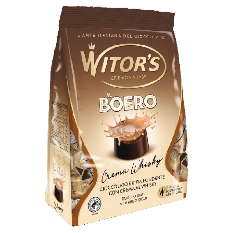 Cioccolatini Witor's - Boero alla Crema Whisky - Busta da 200 g