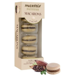 Macarons Maxtris - Patisserie - Gusto Cioccolato - Marrone - 5 pz -...