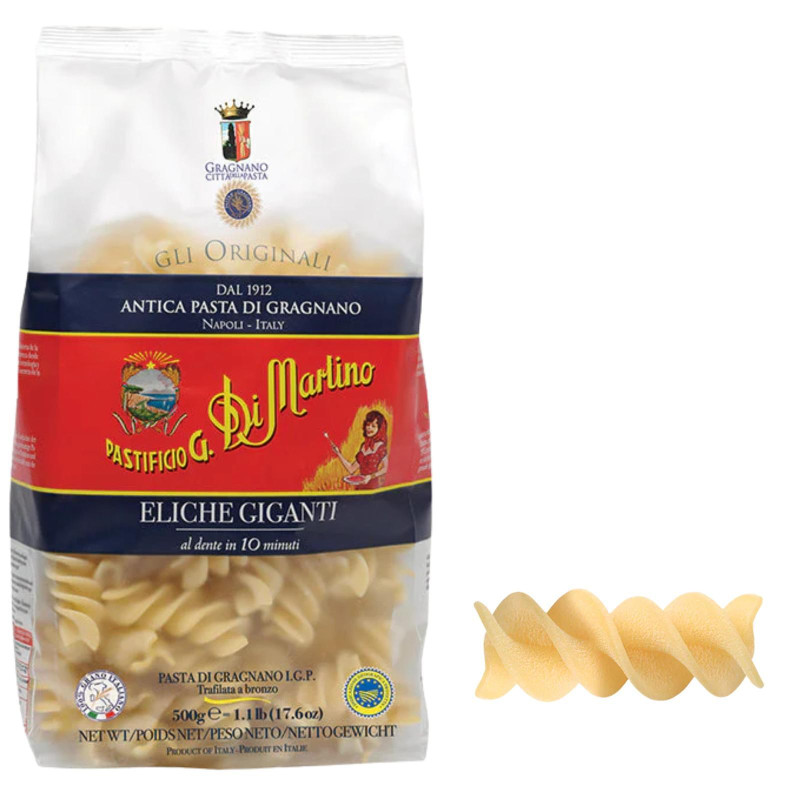 Pasta Di Martino - Gli Originali - Eliche Giganti N° 129 - Pacco da 500 g