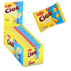 Biscotti Oro Ciok Pocket - Cioccolato Al Latte - 20 Bustine da 40 gr