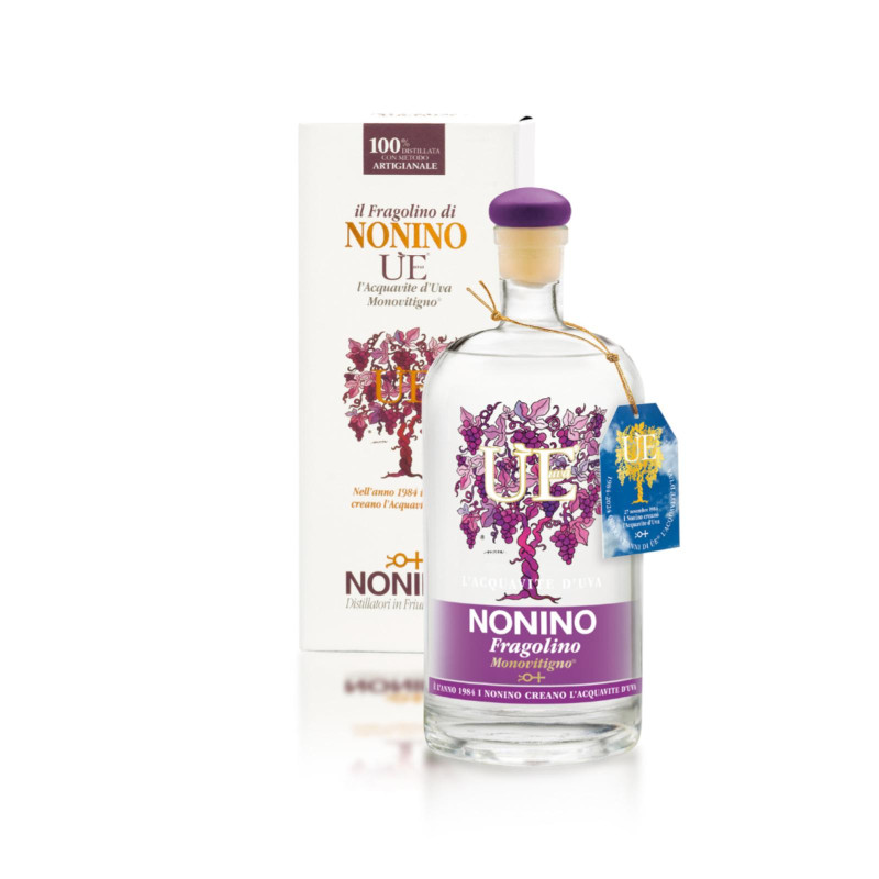 Liquore Nonino - L'acquavite d'uva - Il Fragolino Monovitigno - 500 ml Astuccio