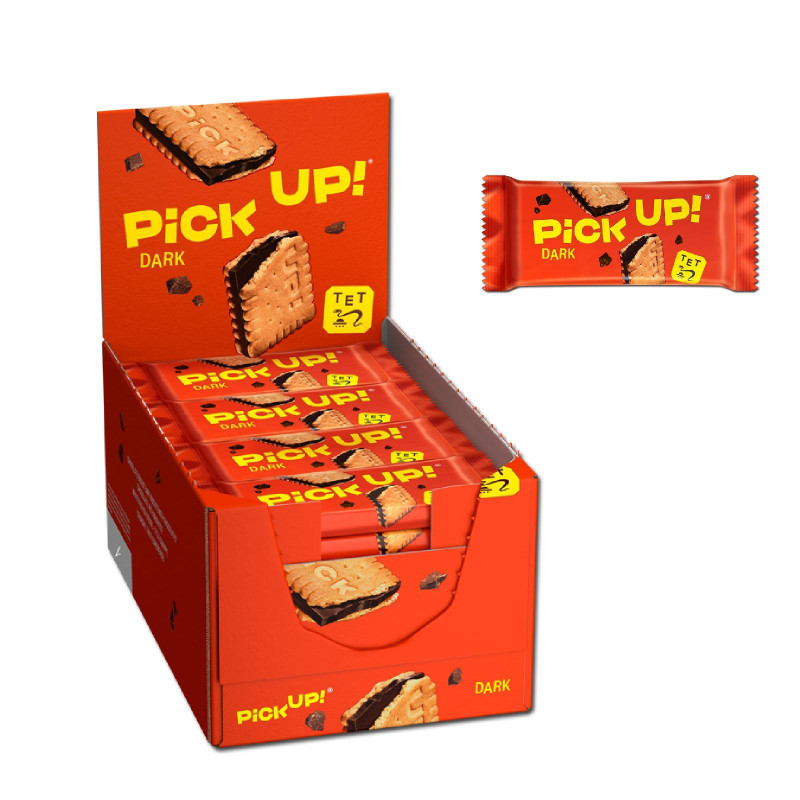 Biscotti Bahlsen - Pick Up - Dark - Cioccolato Fondente - 24 x 28 g