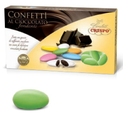 Confetti Crispo - Cioccolato Fondente - Verde - 1 Kg