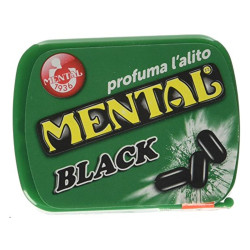 Pastiglie Mental - Mental Black - Caramelle - 24 Pacchetti da 17 gr