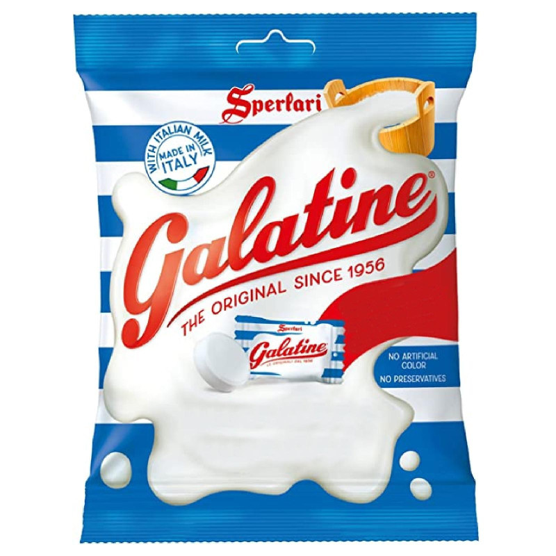 Caramelle Sperlari - Galatine al Latte - 18 Mini Bag da 30 g