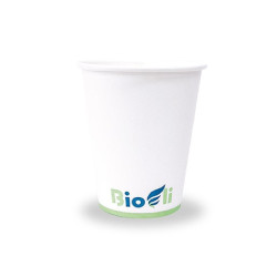 Bicchieri in Cartoncino - PLA - 50 Pz - 165 ml - 100% Biodegradabile