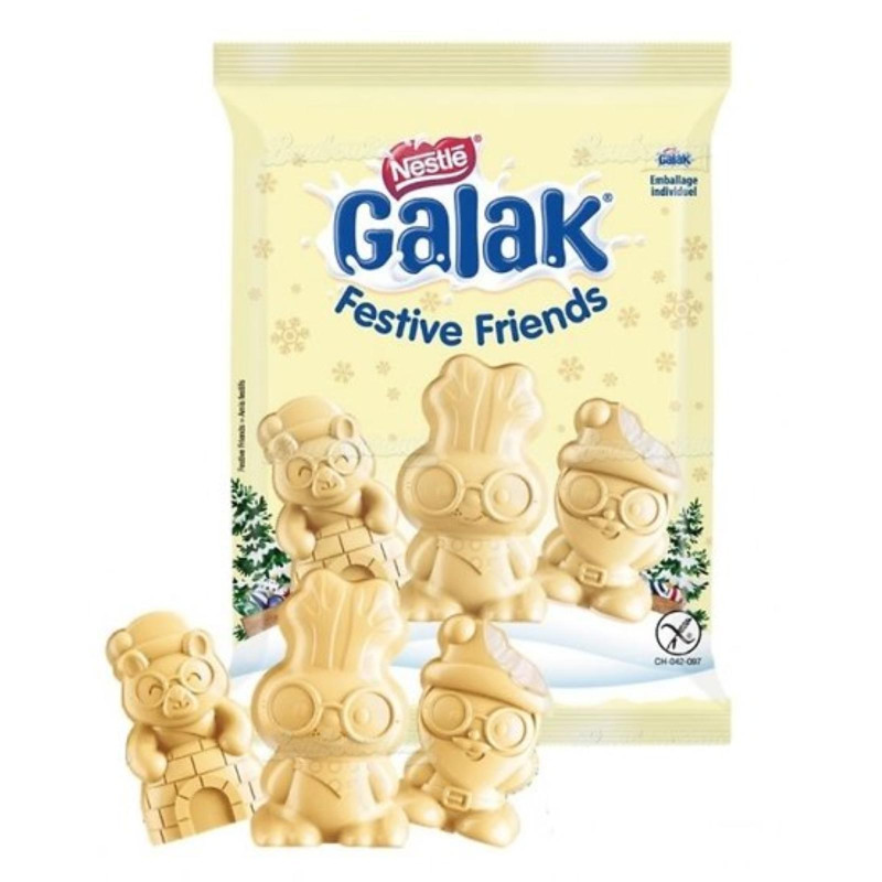 Cioccolatini Galak - Nestle' - Cioccolatini Xmas Bag - Cioccolato Bianco - 147 g