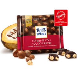 Tavoletta Ritter Sport - Fondente Con Nocciole Intere Cioccolato...