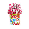 Bastoncini di Caramelle Candy Canes - Rosso - 28 g - 50 Pezzi