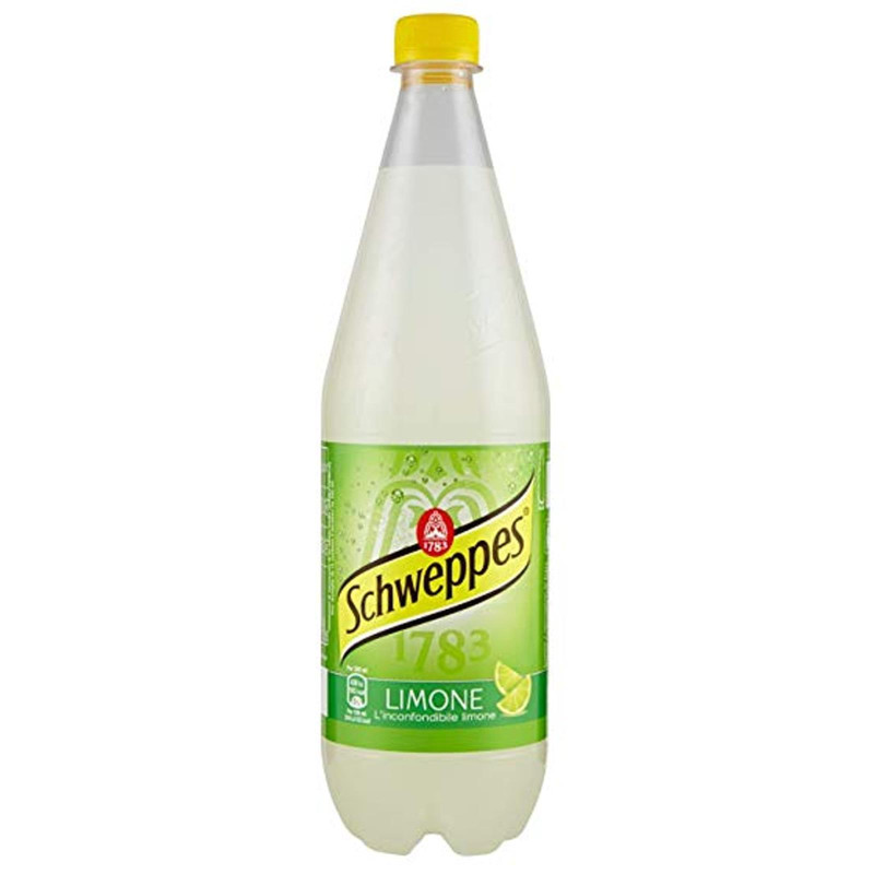 Bibita Frizzante - Schweppes - Limone - 6 Bottiglie da 1 Litro