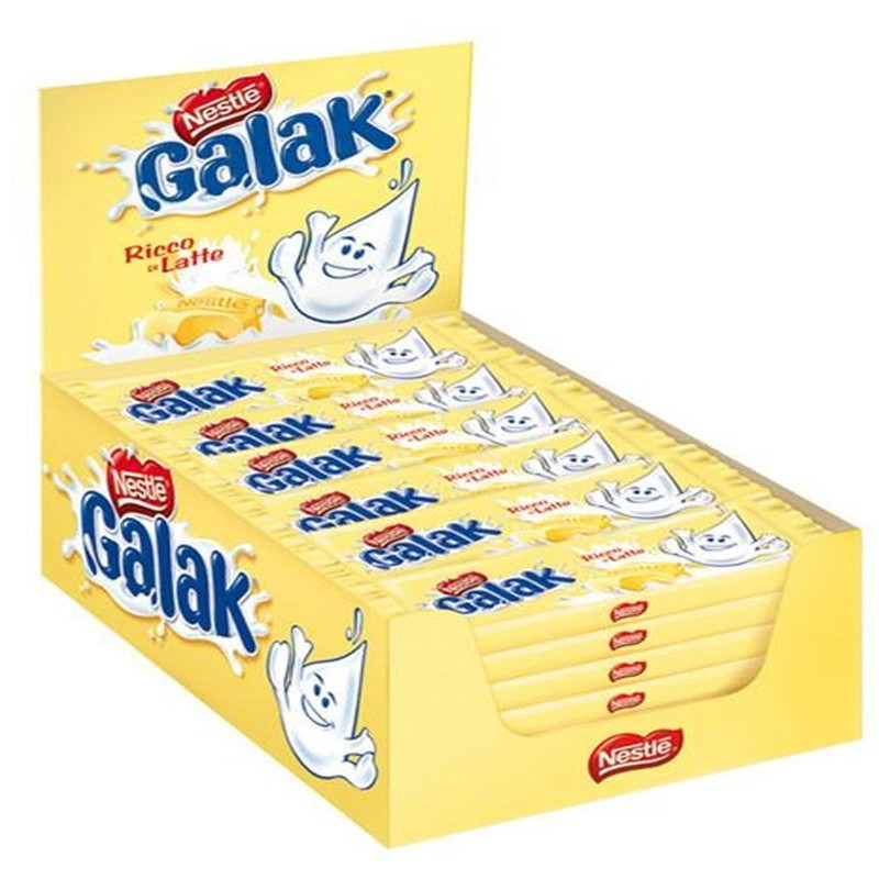 Tavoletta Cioccolato Bianco - Nestle' Galak 40 gr - 36 Pezzi