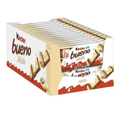 Kinder Bueno White - Cioccolato Bianco - Expo 30 Pezzi da 40 g