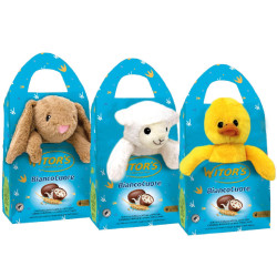 Peluche Witor's - Ovetti Bianco Cuore - Cioccolatini per Pasqua -...