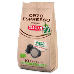 Orzo Espresso in Capsule - Crastan Biologico - Compatibili...