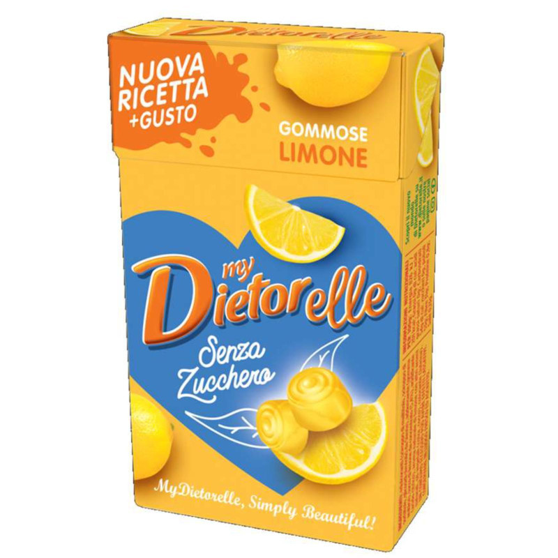 Caramelle Sperlari - Dietorelle - Limone-  Senza Zucchero - 20 Astucci da 27 g