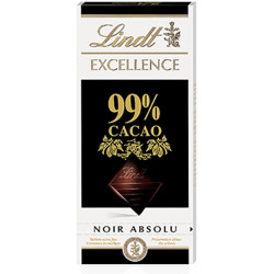 Tavoletta Cioccolato Lindt Excellente - Fondente 99% - 100 gr