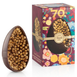 Uovo Cioccolato Venchi - Gran Nocciolato - Gourmet - Fondente 70% -...