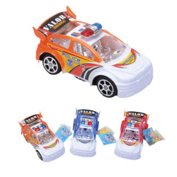 Police Car - Candy Toys - Con Caramelle - Joy Gum - Espositore da 12 pz