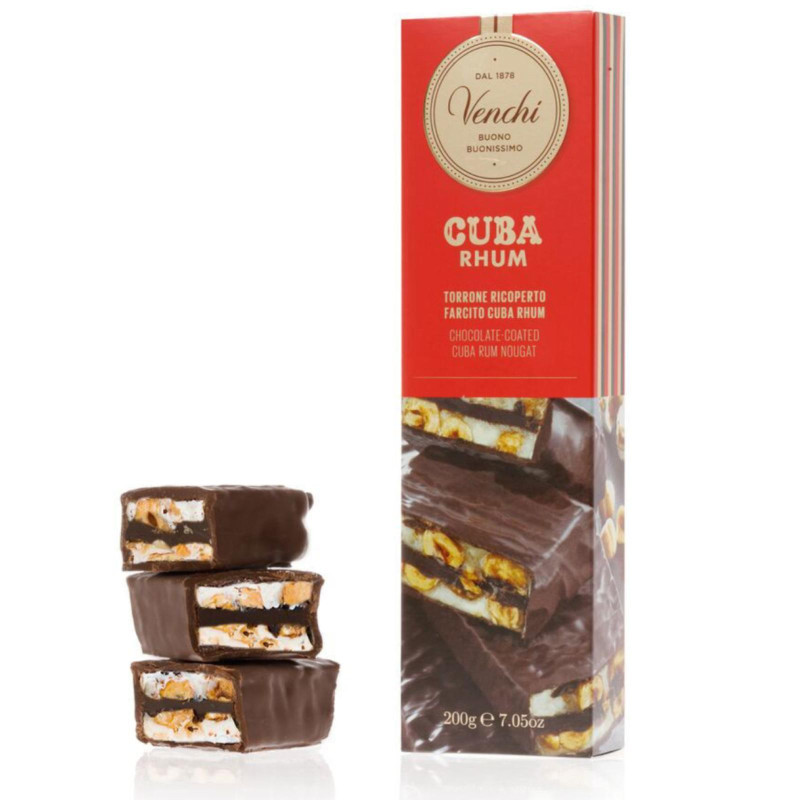 Stecca Venchi - Barra Torrone al Rhum - 200 g