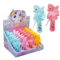 Horse Fan - Candy Toys - Con Caramelle - Joy Gum - Espositore da 24 pz