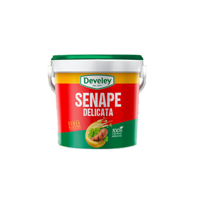 Salsa Senape - Develey - Senape Delicata - Secchiello da 875 ml