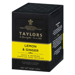 Te' Taylors Uk - Lemon & Ginger - Limone e Zenzero - 20 Filtri