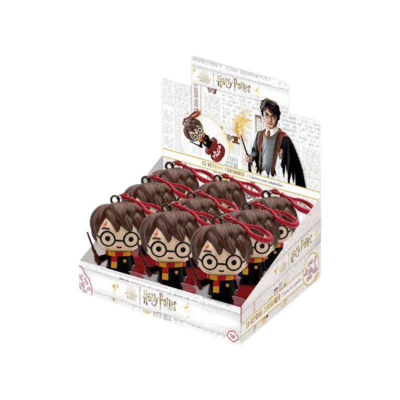 Portachiavi Harry Potter - Candy Toys - Con Caramelle - Espositore da 9 pz