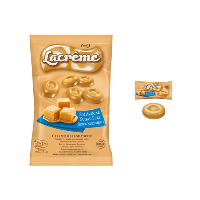 Caramelle Toffee - La Crême - Caramelle Dure Toffee - Vidal - Busta da 300 pz