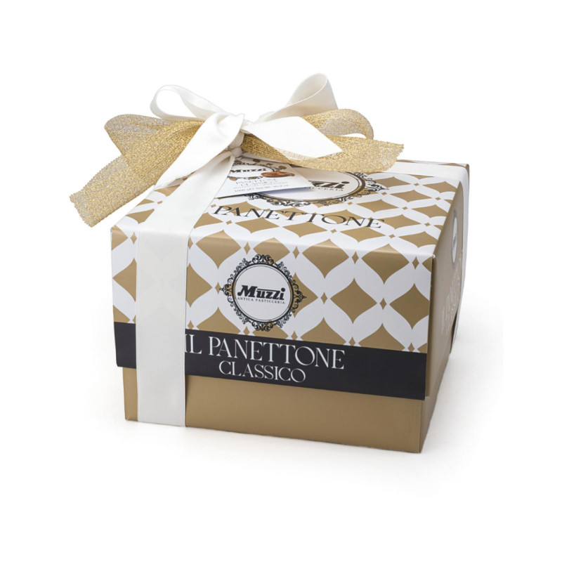 Panettone Classico - Muzzi - Classico - Tradizionale - In Scatola Regalo - 1 Kg