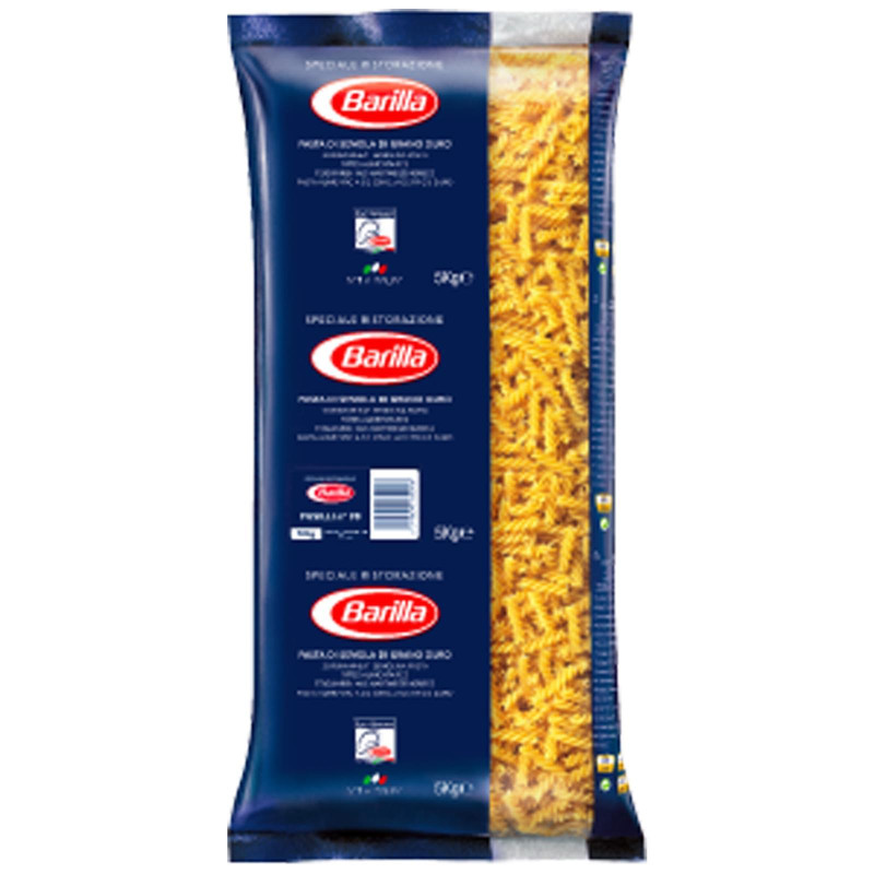 Pasta Barilla - I Classici - Fusilli N° 98 - Pacco da 5 Kg FoodService