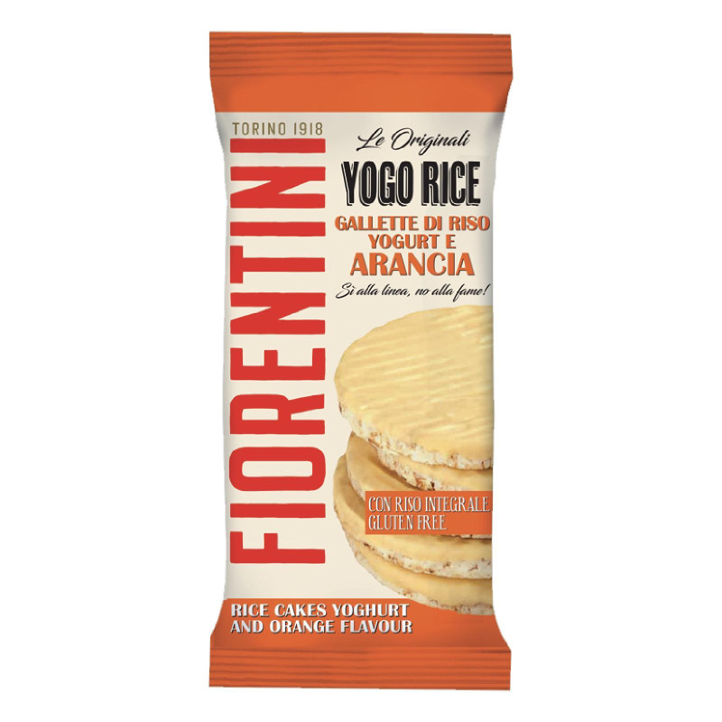 Gallette di Riso - Fiorentini - Yogo Rice - Yogurt e Arancia - 100 g