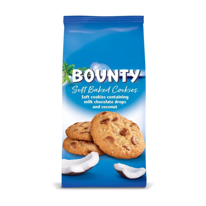 Biscotti Bounty - Cookie Bounty - Con Gocce Cioccolato e Cocco - 180 g