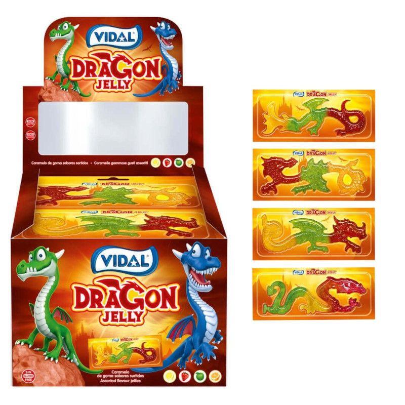 Caramelle Gommose - Dragon Jelly - Vidal - 22 x 33 g